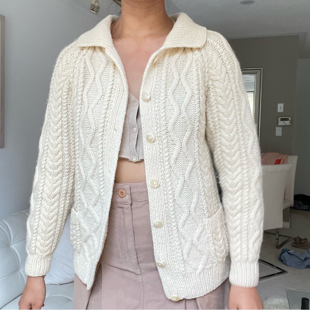 Vintage Scottish Wool Cardigan